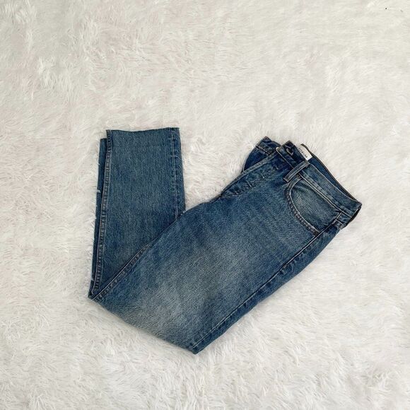 Women Denim Forum The Ex Boyfriend Denim Jeans in Dark Blue Size 27 - Picture 1 of 13